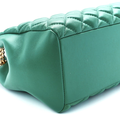 Versace Nappa Quilted Medusa Chain Shoulder Bag Green 11 of 12