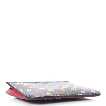 Louis Vuitton Monogram Multicolor Key Pouch Black Grenade 4 of 6
