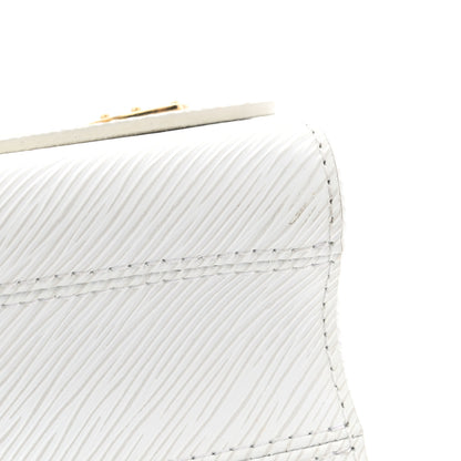Louis Vuitton Epi Love Lock Twist Shoulder Bag MM White 11 of 11