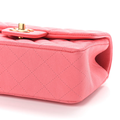 Chanel Caviar Quilted Mini Top Handle Rectangular Flap Pink 9 of 9