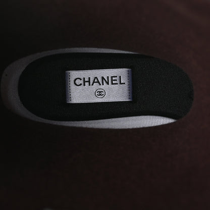 Chanel Caoutchouk CC High Boots 42 Black 7 of 8