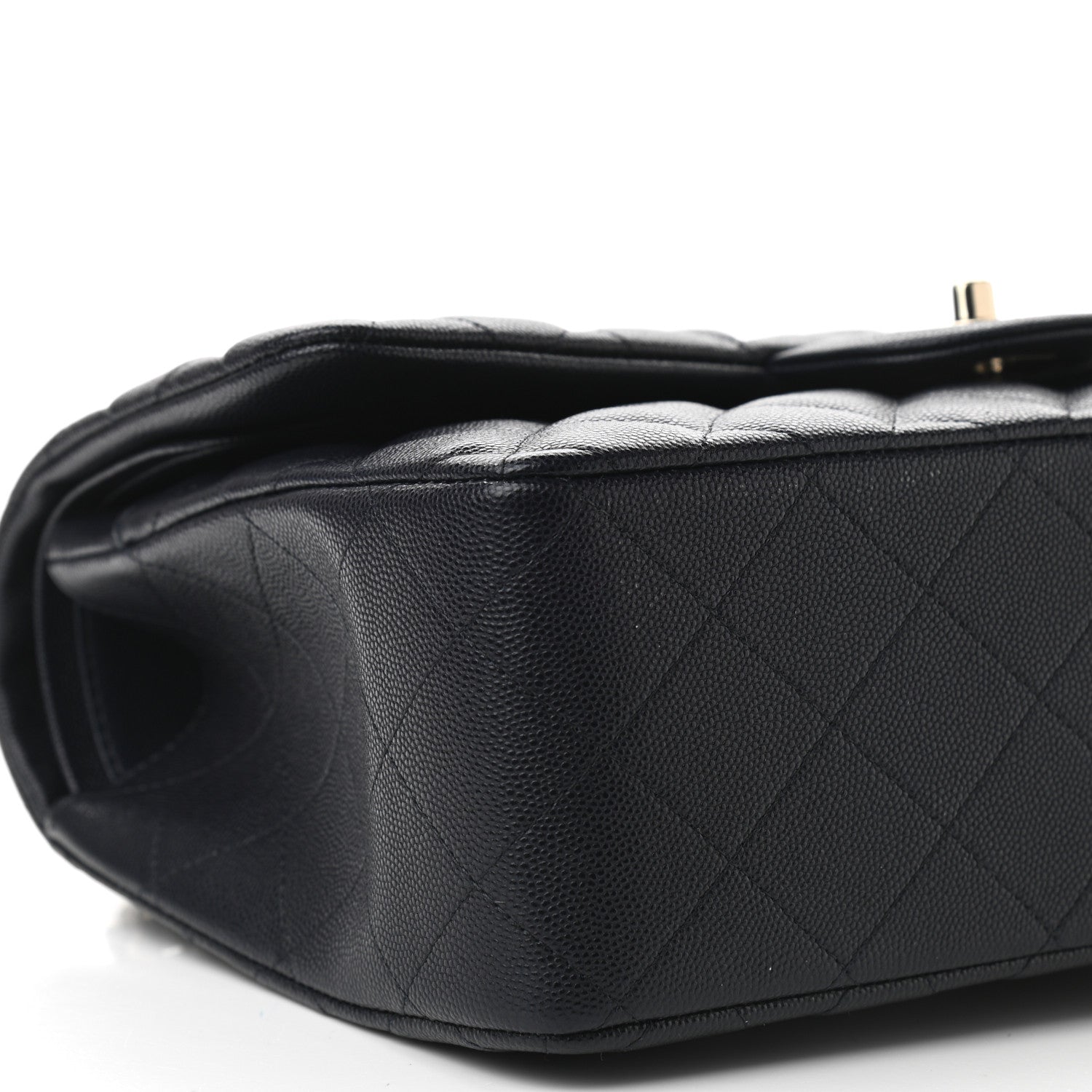 Chanel Caviar Quilted Jumbo Double Flap Navy Blue 8 of 12