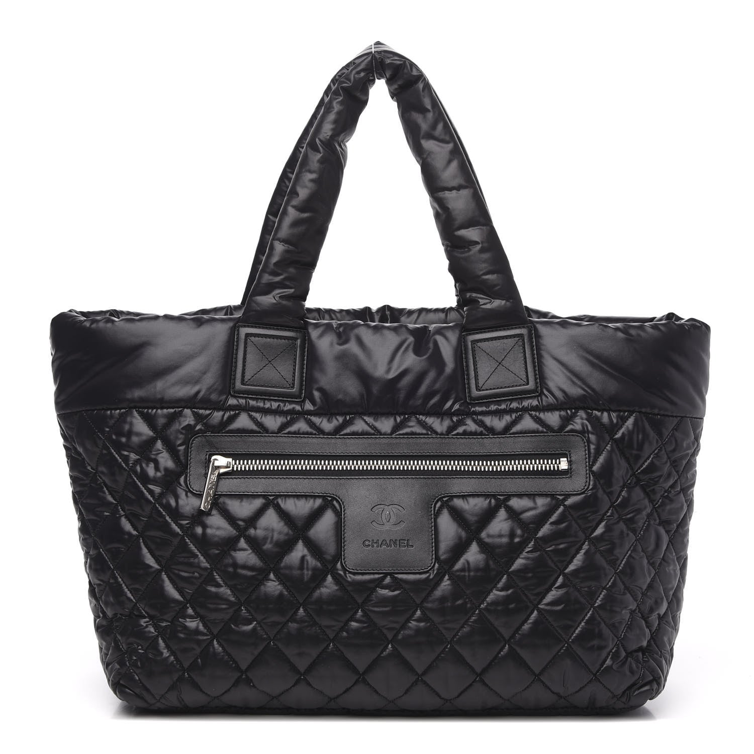 Chanel Nylon Quilted Large Coco Cocoon Tote Black 1 of 9