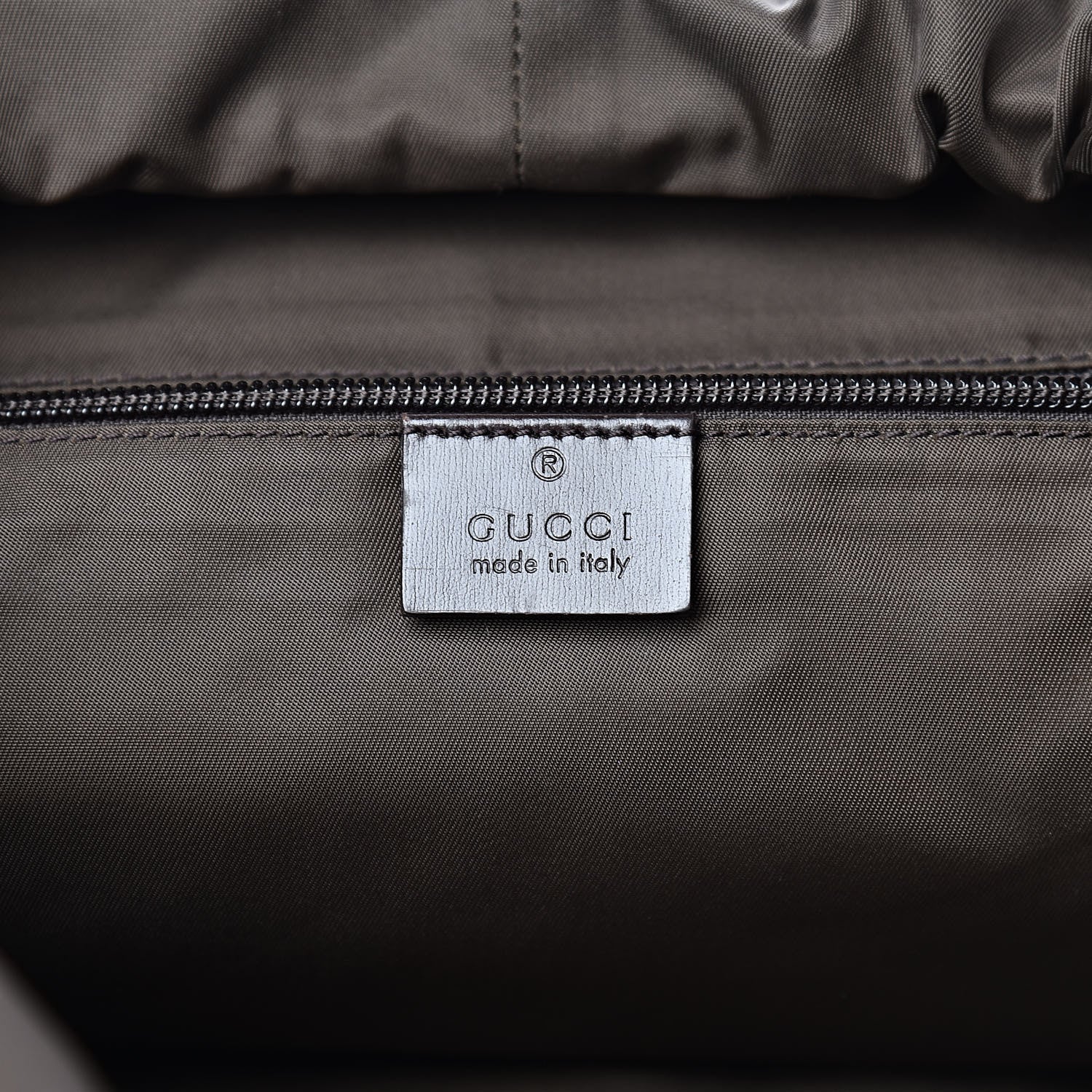 Gucci GG Supreme Monogram Large Interlocking G Double Buckle Backpack Dark Brown 6 of 11