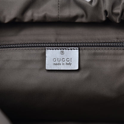 Gucci GG Supreme Monogram Large Interlocking G Double Buckle Backpack Dark Brown 6 of 11