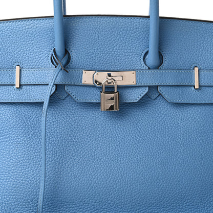 Hermes Togo Birkin 35 Bleu Paradis 10 of 10