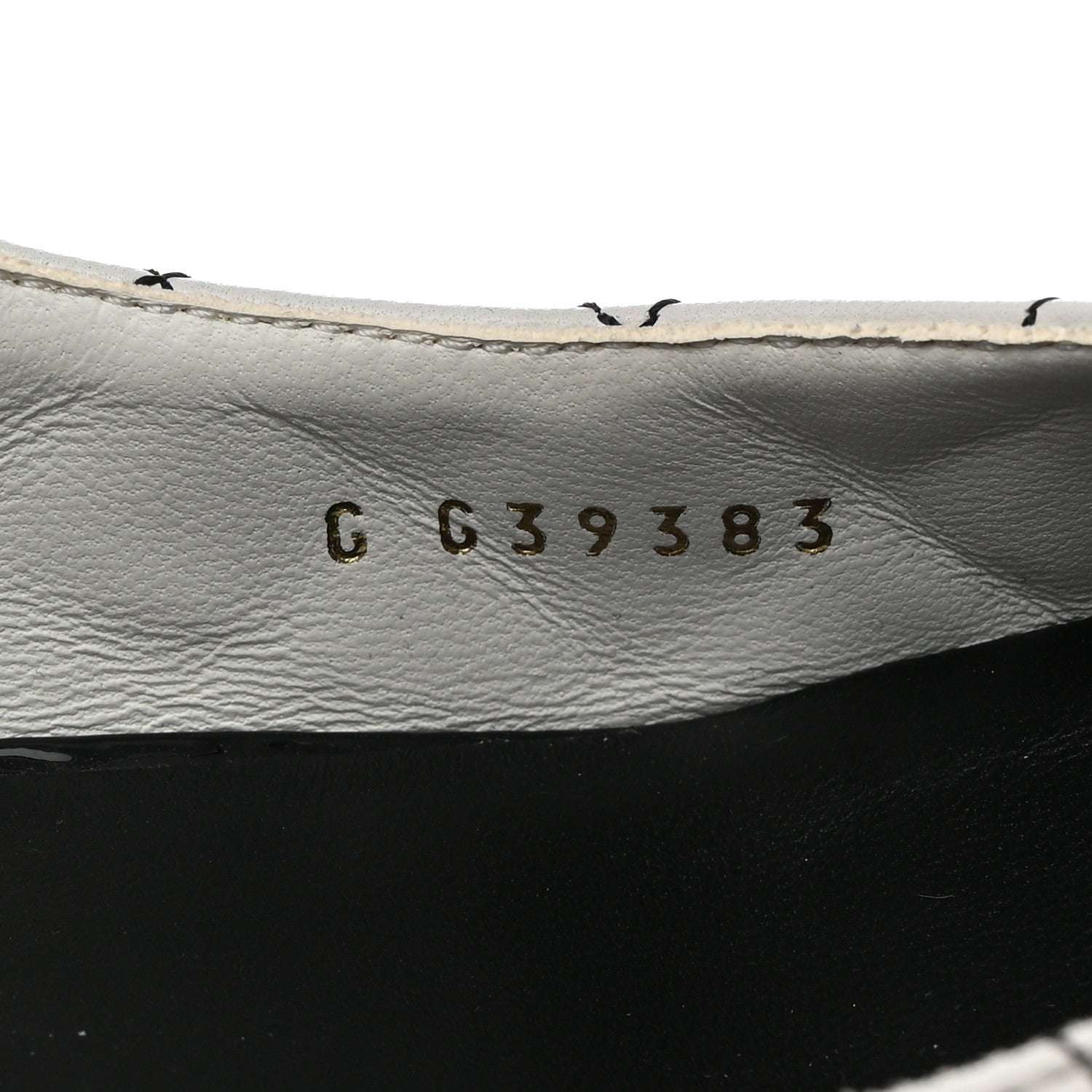 Chanel Lambskin Patent Quilted Cap Toe Mary Jane Flats 38 White Black 6 of 8