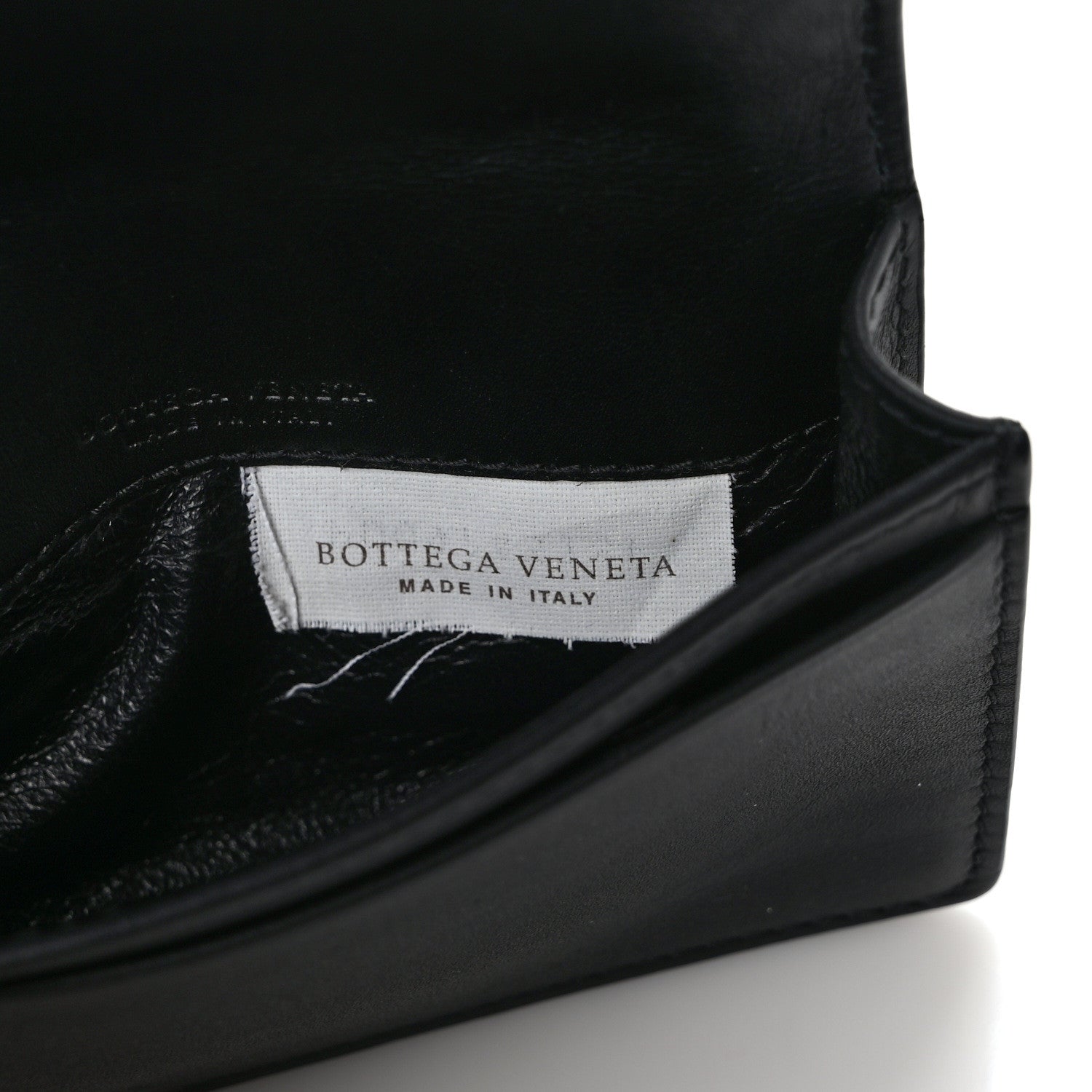 Bottega Veneta Nappa Intrecciato Card Holder Black 7 of 10