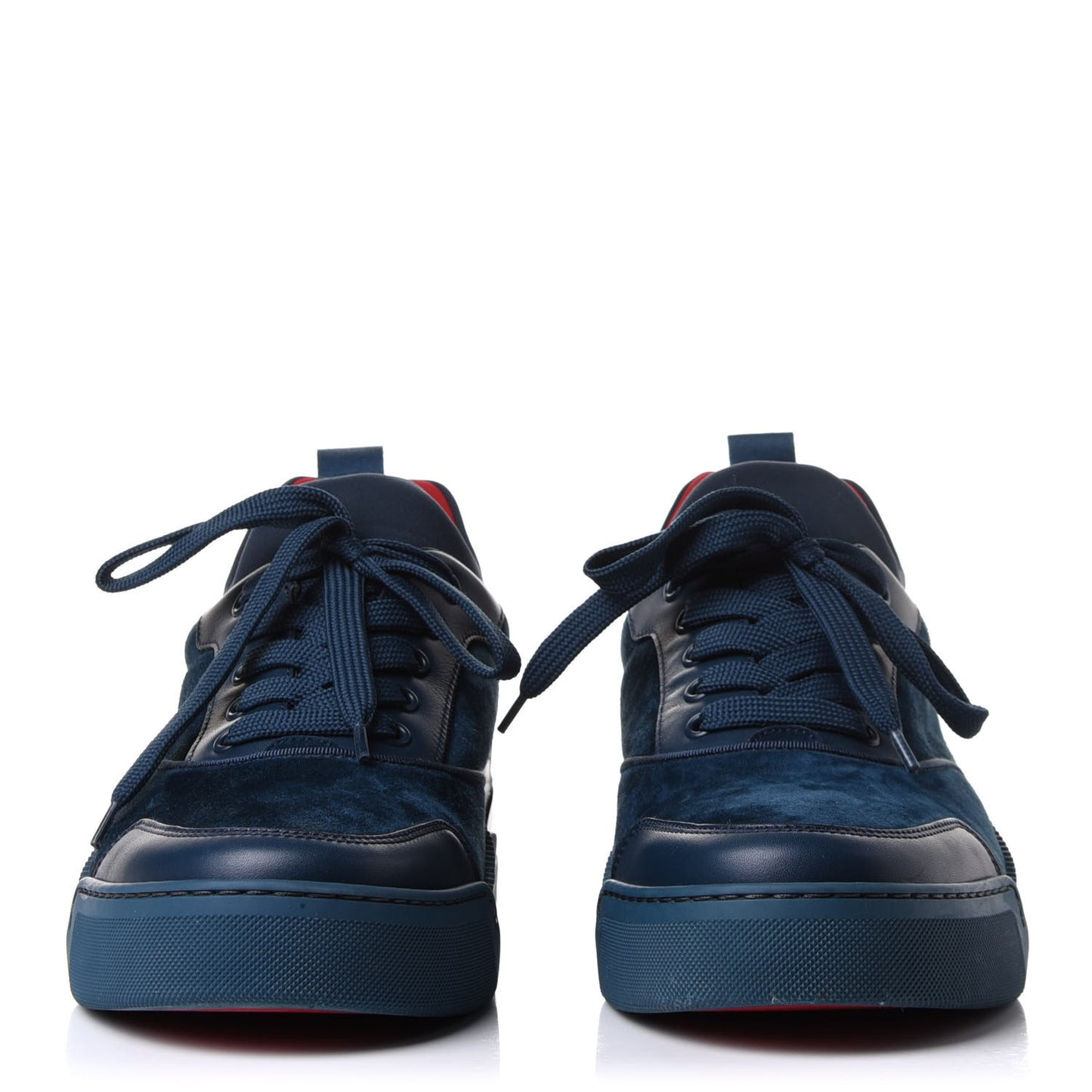 Calfskin Neoprene Veau Velours Mens Aurelien Flat Sneakers 40 Quartz