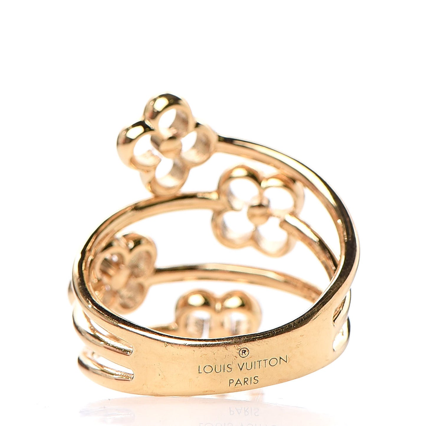 Flower Full Ring M Gold