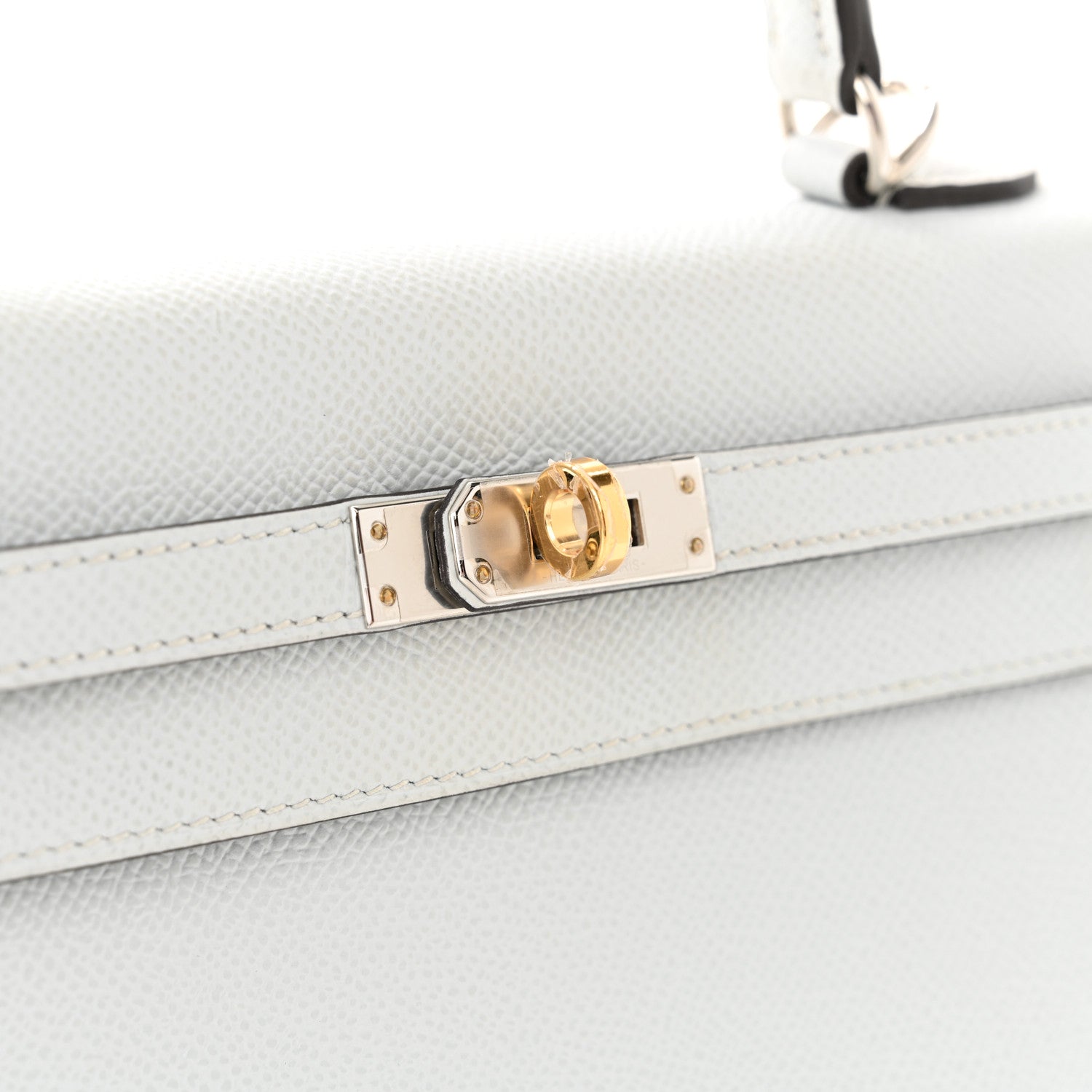 Hermes Epsom Kelly Sellier 25 Gris Platine 11 of 13