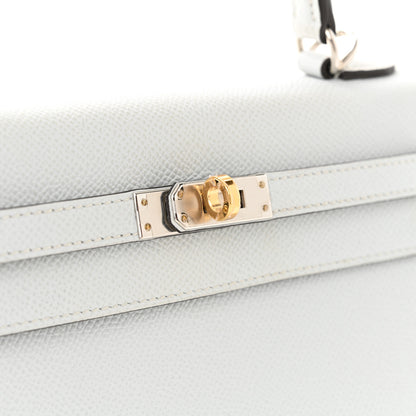 Hermes Epsom Kelly Sellier 25 Gris Platine 11 of 13