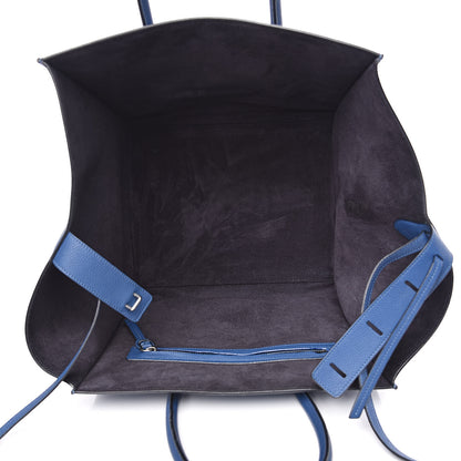 Celine Grained Calfskin Medium Phantom Luggage Deepsea 5 of 14