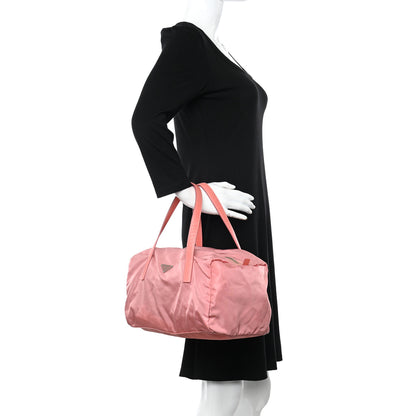 Prada Tessuto Nylon Bowler Pink 2 of 17
