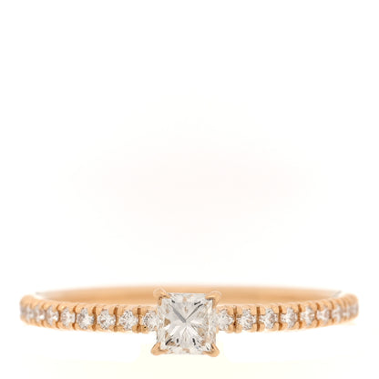 Cartier 18K Yellow Gold Diamond Etincelle De Cartier Engagement Ring 50 5.25 1 of 4