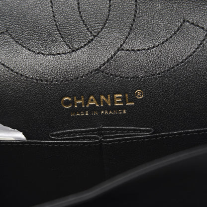 Chanel Crumpled Calfskin Chevron Quilted 2.55 Reissue 226 Black 5 of 12