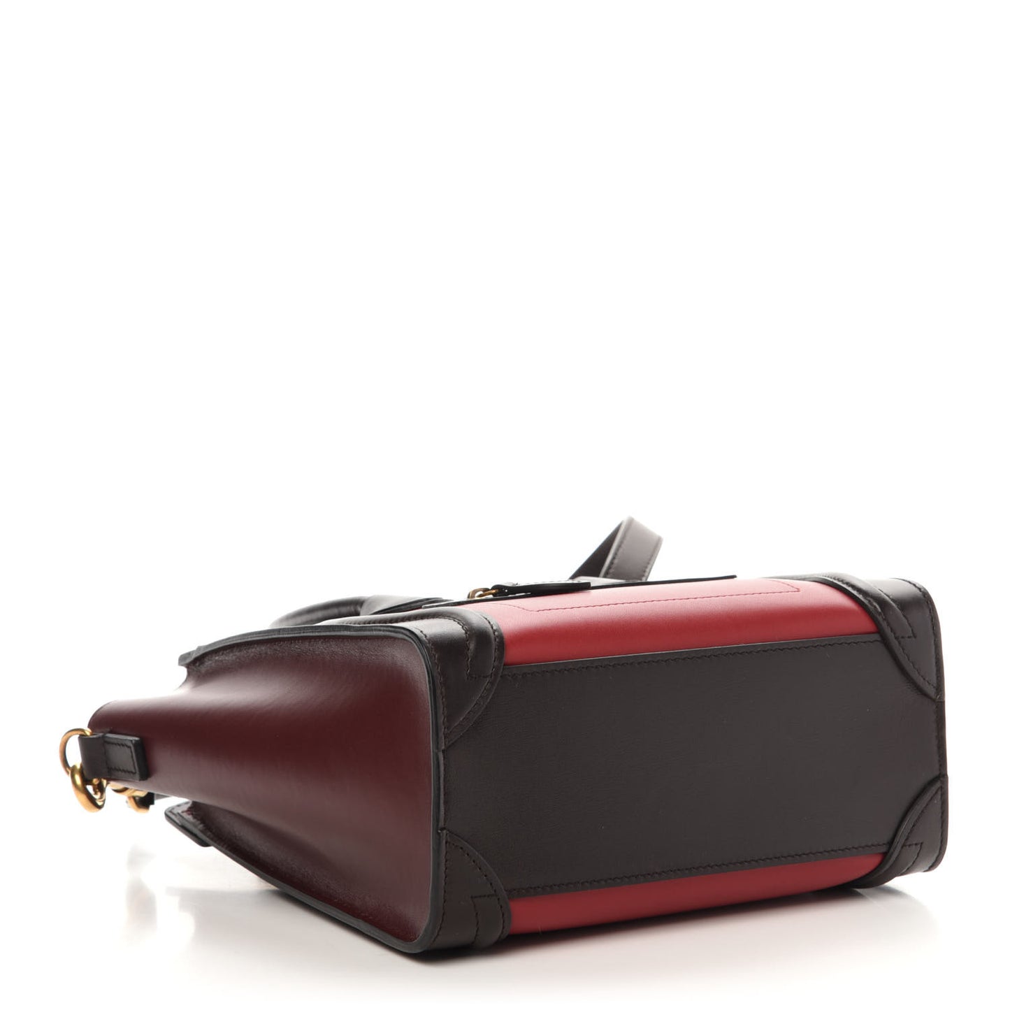 Smooth Calfskin Nano Tri-Color Luggage Orchid