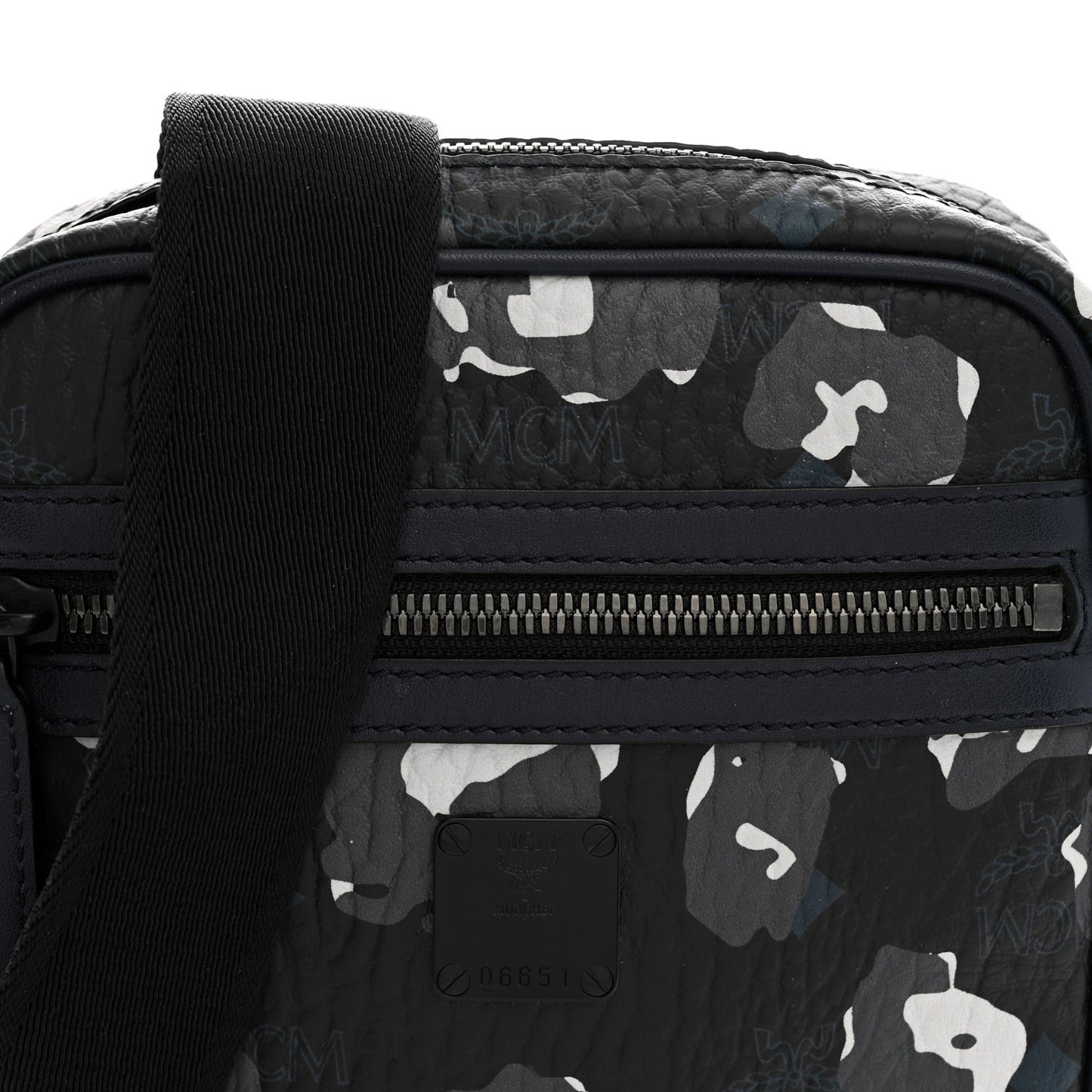 Visetos Camouflage Crossbody Bag Black Blue