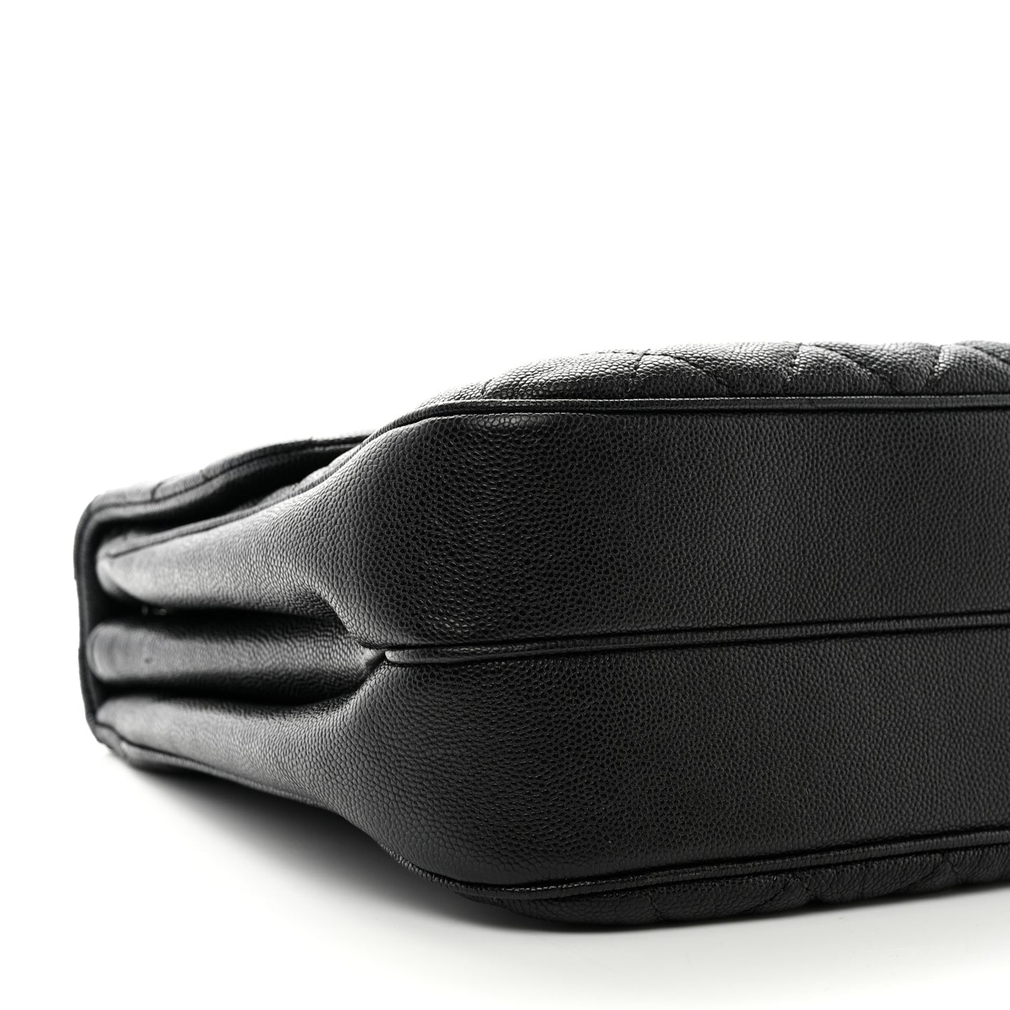 Caviar Quilted Large Urban Companion Flap Black