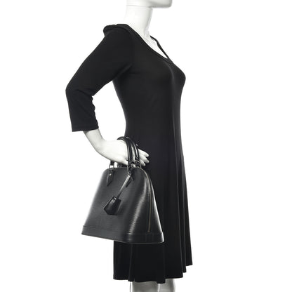 Louis Vuitton Epi Alma PM Black 2 of 9