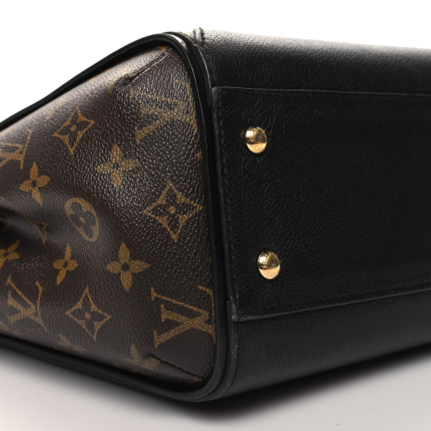 Calfskin Monogram Kimono Tote Black