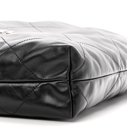Chanel Shiny Calfskin Quilted Chanel 22 Black 10 of 11
