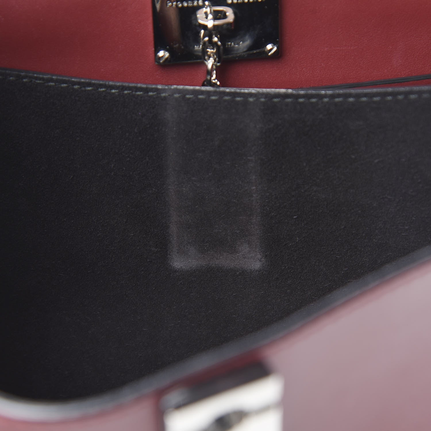 Proenza Schouler Calfskin Medium Hava Top Handle Bag Midnight Plum 11 of 15