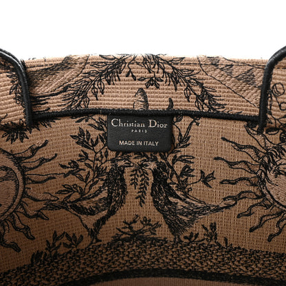 Christian Dior Canvas Embroidered Large Toile de Jouy Soleil Book Tote Beige 6 of 9