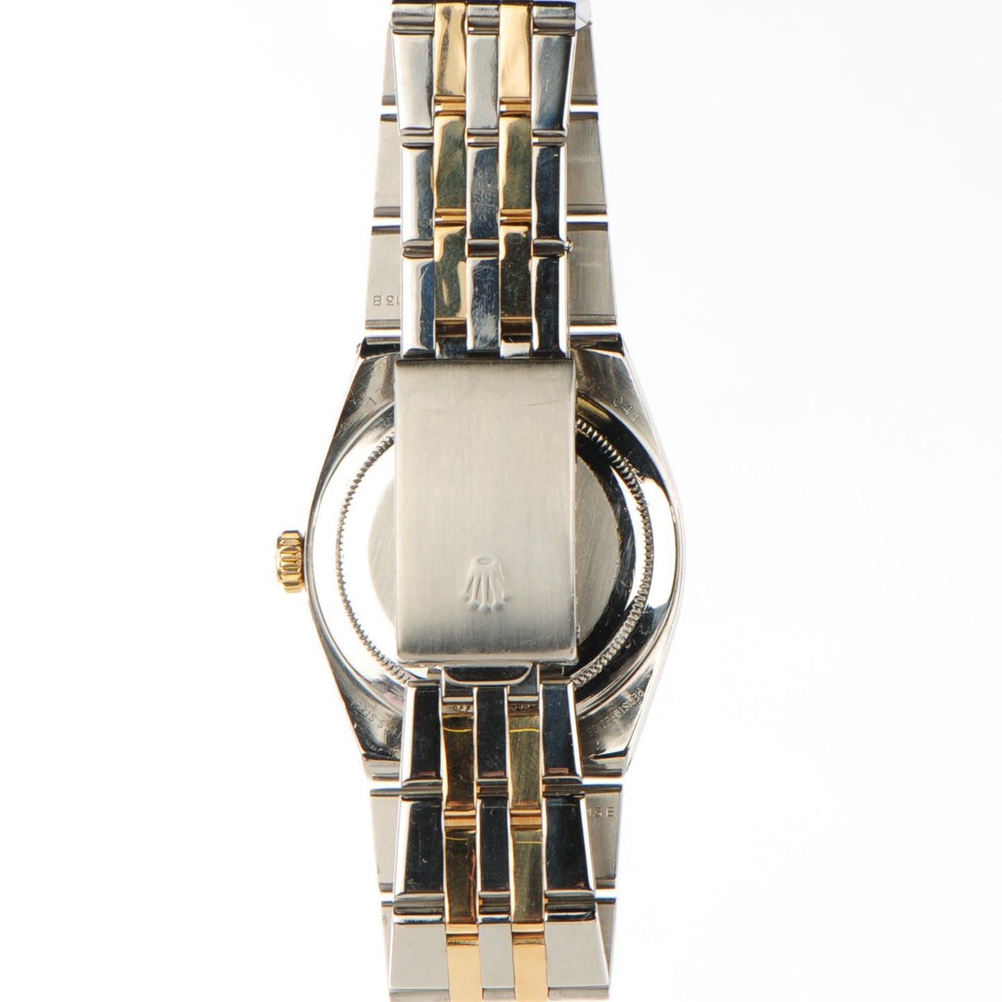 Stainless Steel 18K Yellow Gold Diamond 36mm Oysterquartz Datejust Watch Champagne 17013
