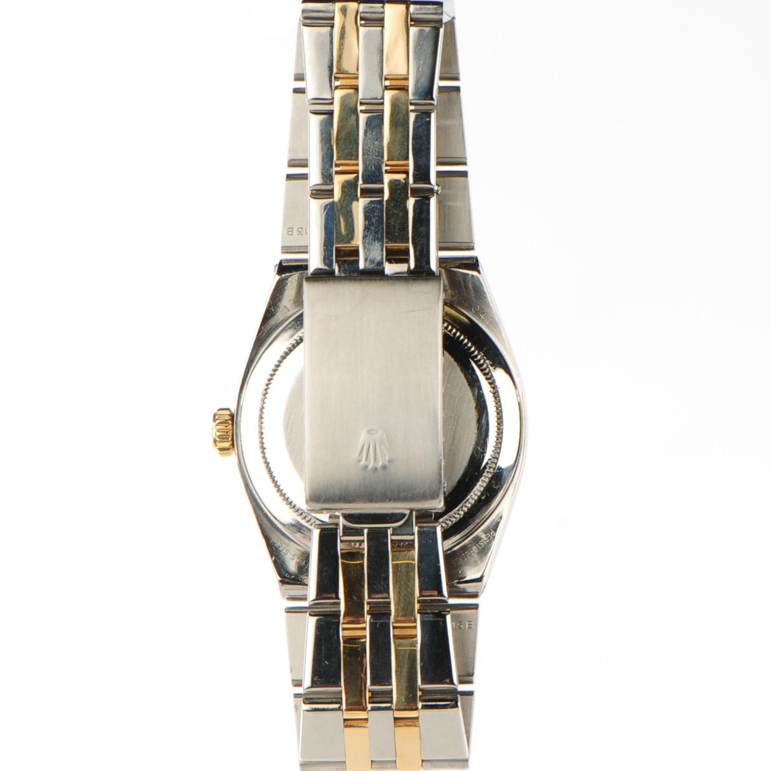 Rolex Stainless Steel 18K Yellow Gold Diamond 36mm Oysterquartz Datejust Watch Champagne 17013 3 of 8