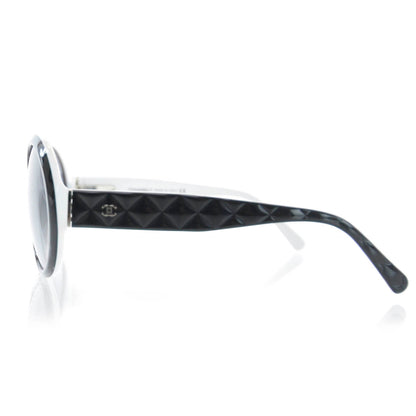 Chanel Quilted Sunglasses 5120 Black White 3 of 7