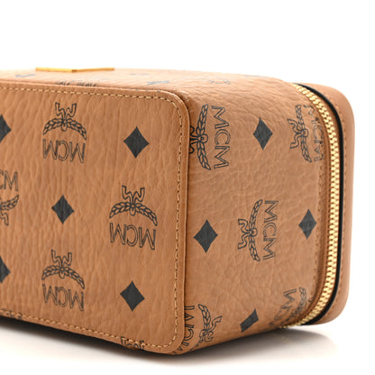 MCM Visetos Rockstar Vanity Case Cognac 9 of 12