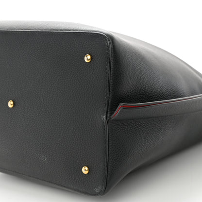 Valentino Garavani Grainy Calfskin Escape Hobo Bag Black 10 of 12