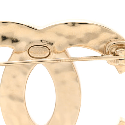 Chanel Baguette Crystal Logo CC Brooch Gold 5 of 7