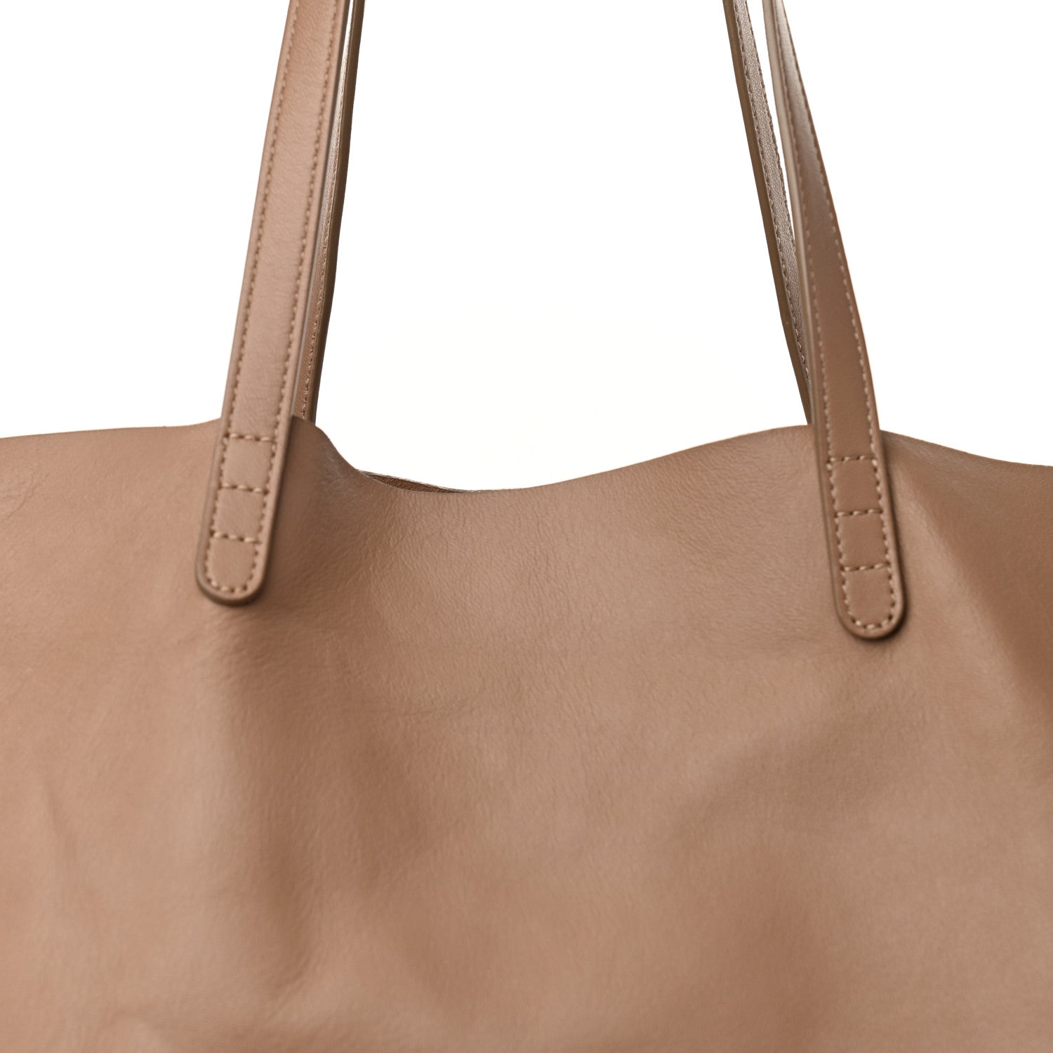 Mansur Gavriel Lambskin Oversized Tote Biscotto 9 of 12