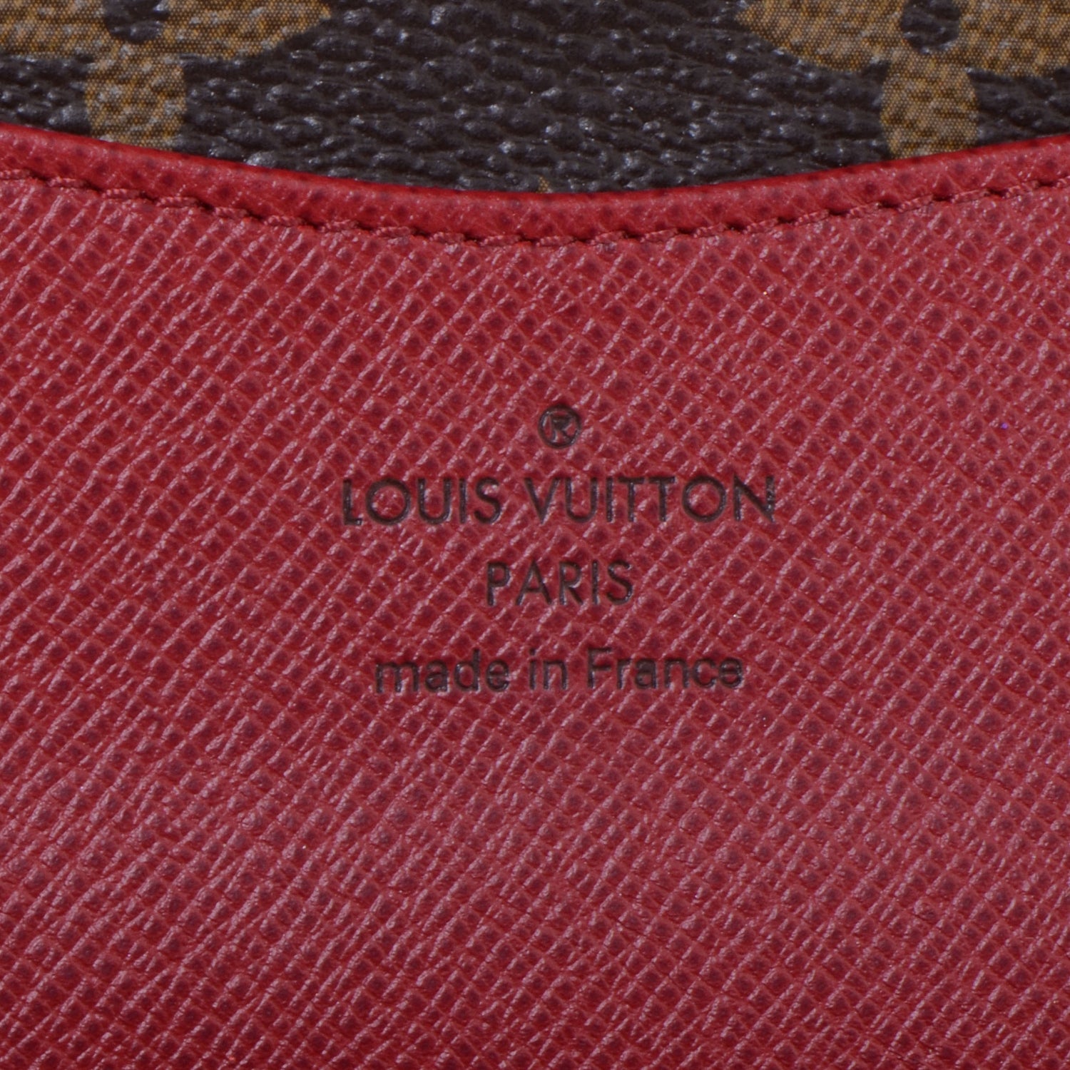 Louis Vuitton Monogram Josephine Wallet Red 4 of 8