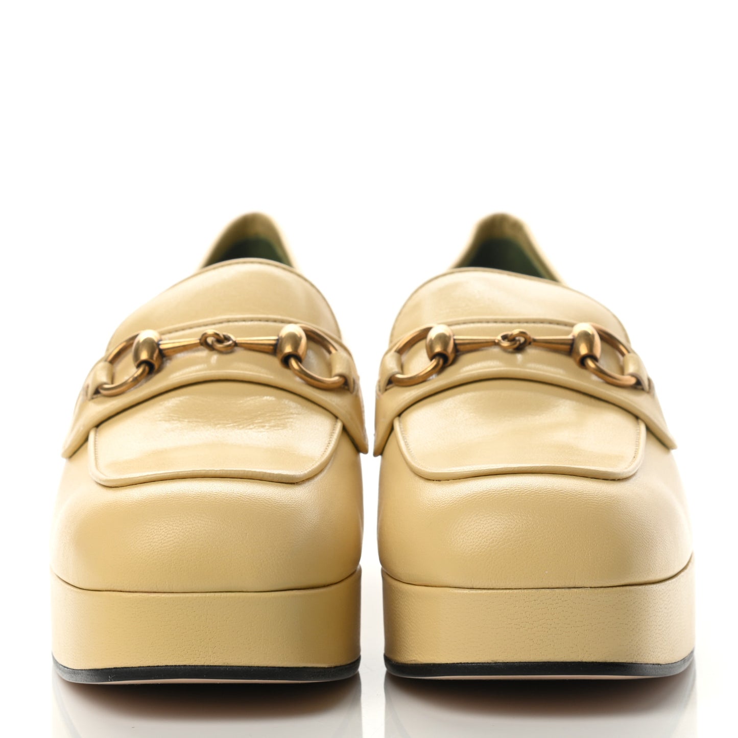 Goatskin Houdan Platform Loafers 40 Burro