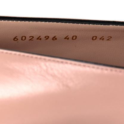 Gucci Malaga Kid Womens GG Marmont Loafers 40 Perfect Pink 8 of 9