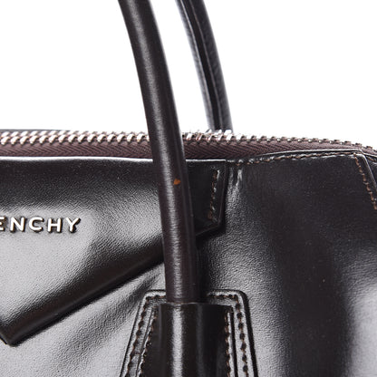 Givenchy Shiny Lord Calfskin Medium Antigona Dark Brown 9 of 12