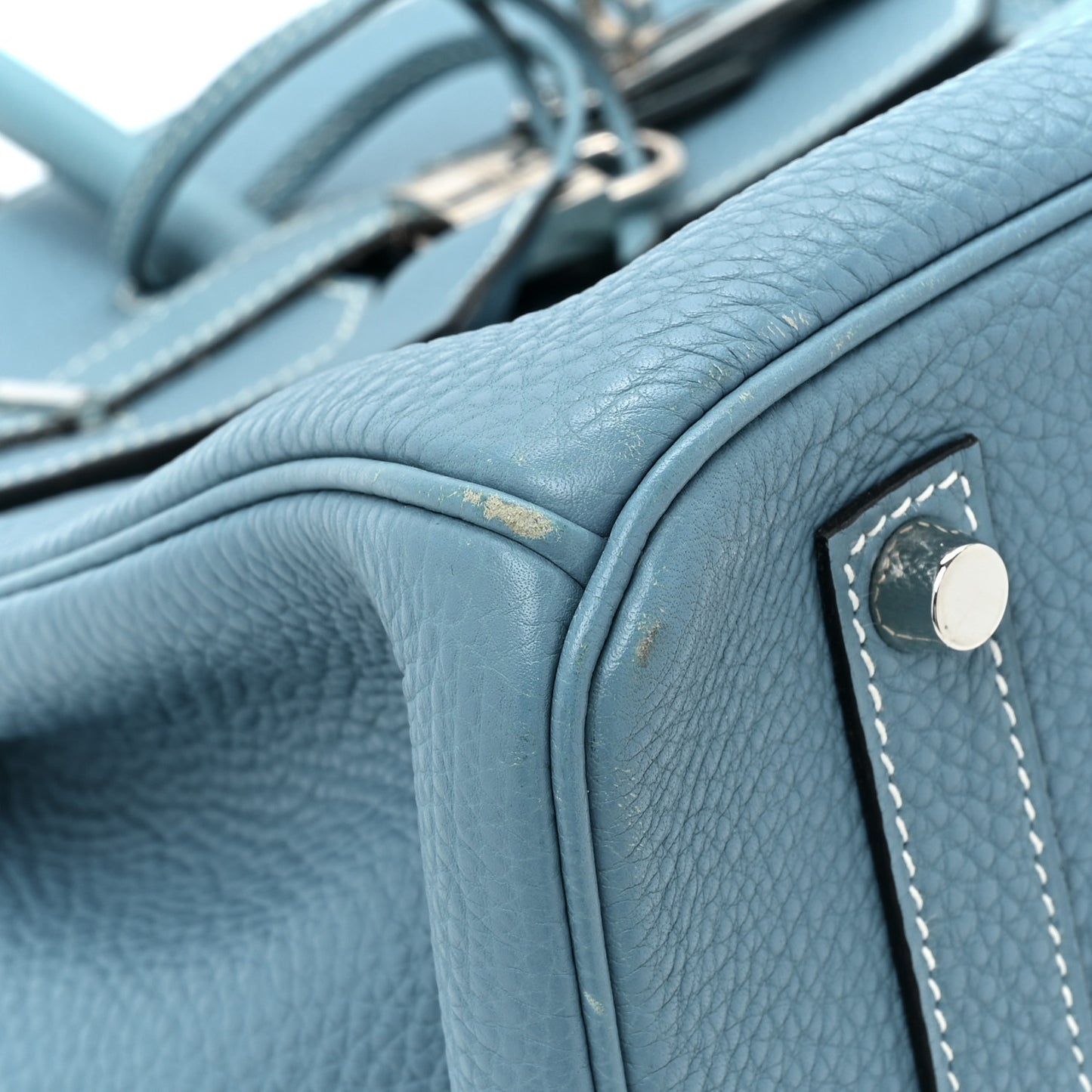 Togo Birkin 35 Blue Jean