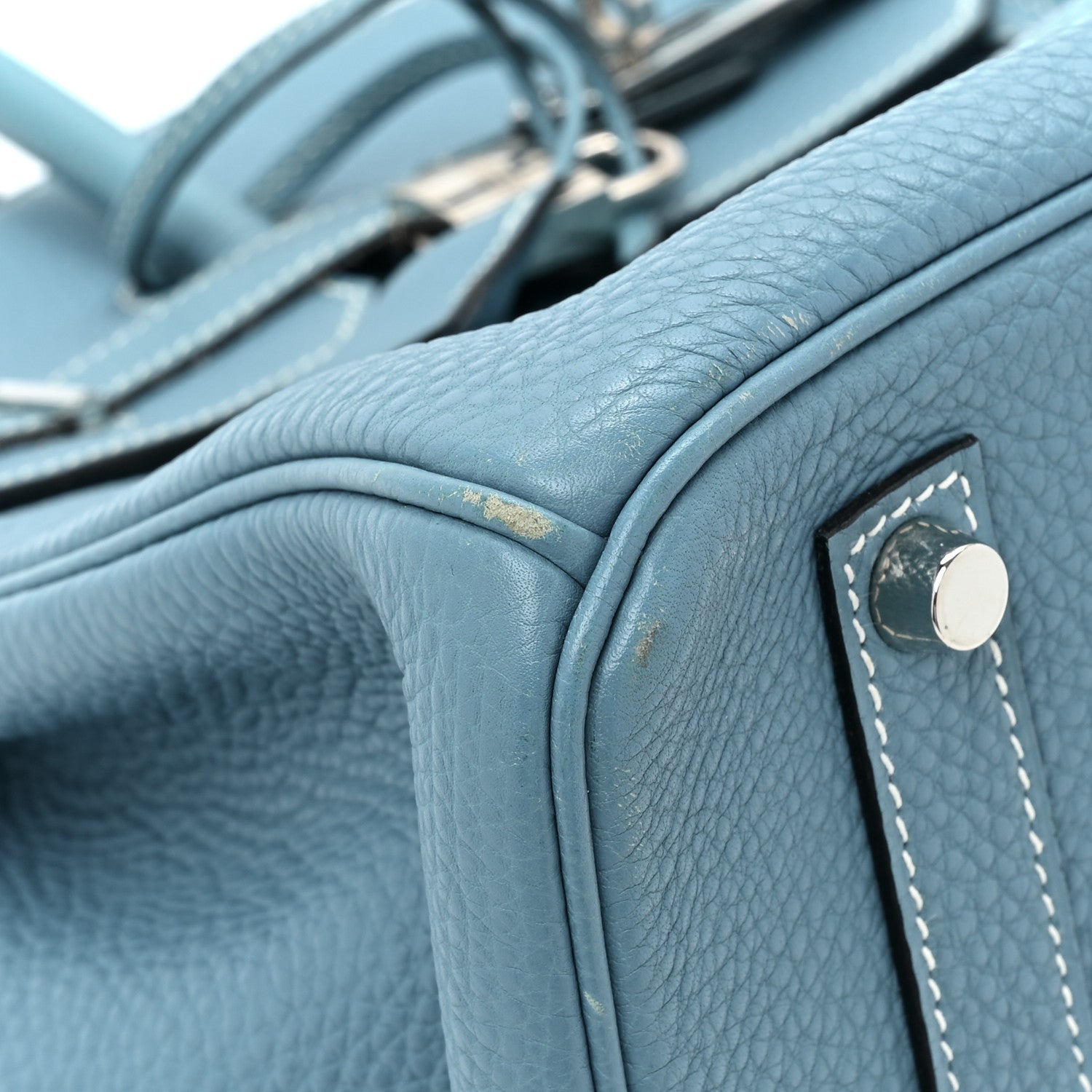 Hermes Togo Birkin 35 Blue Jean 10 of 15