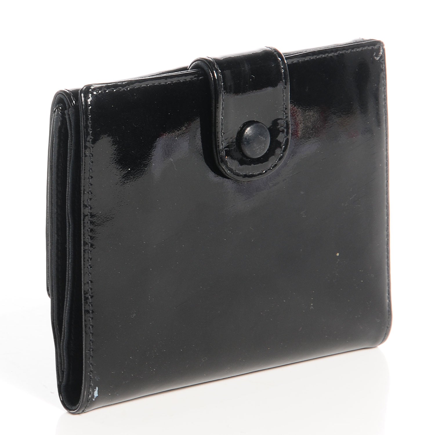 Chanel Patent Compact CC Wallet Black 3 of 7