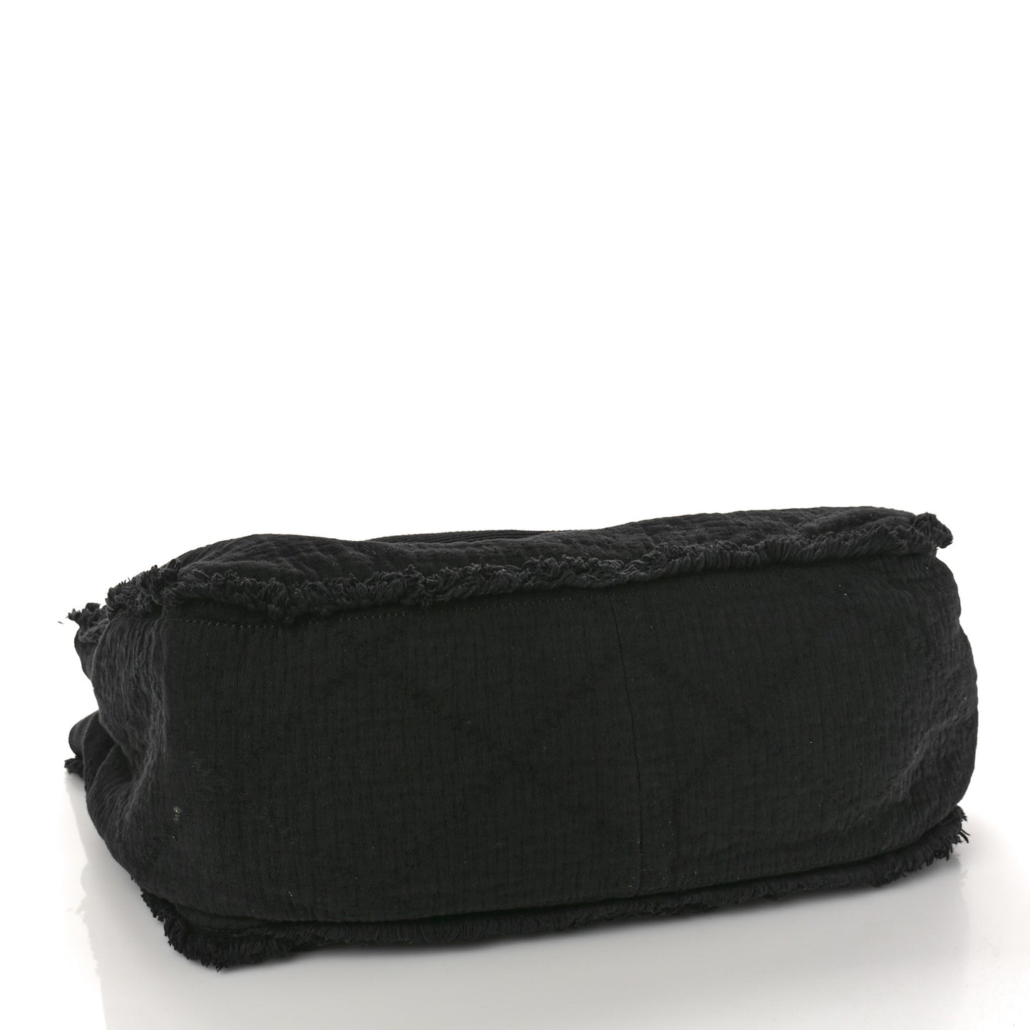 Canvas Extra Large Double Face Shopping Tote Black