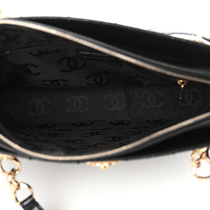 Chanel Caviar Stitched Chocolate Bar Shopping Black 7 of 21