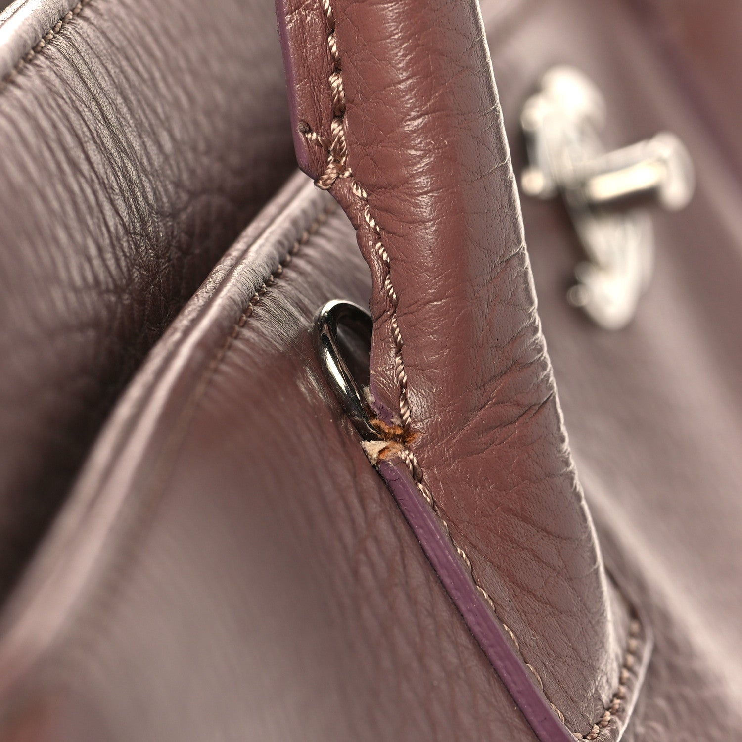 Chanel Calfskin XL Cerf Executive Shopper Tote Mauve 11 of 11