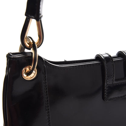 Gucci Patent Calfskin Flap Bag Black 8 of 9