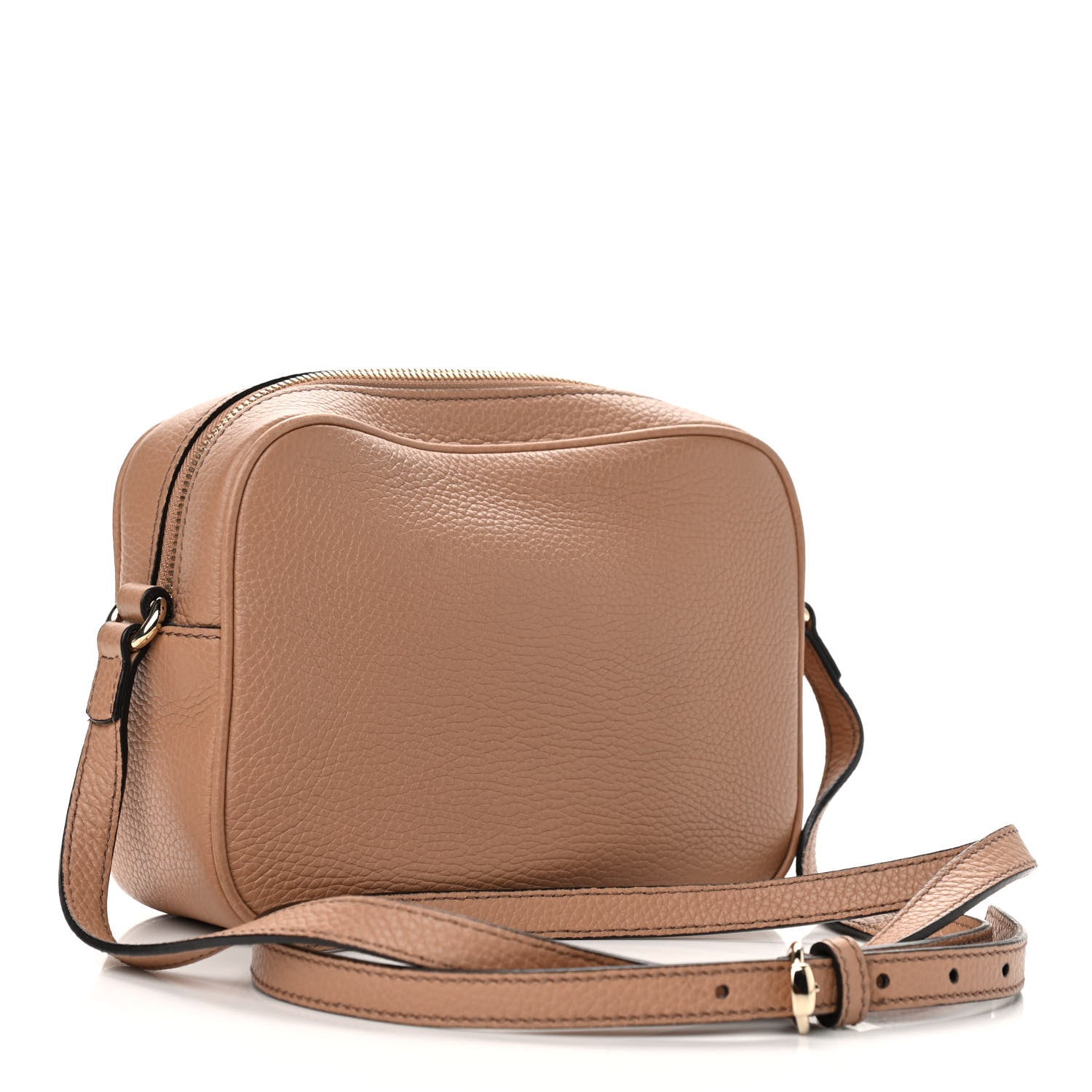 Gucci Pebbled Calfskin Small Soho Disco Bag Camelia 3 of 10