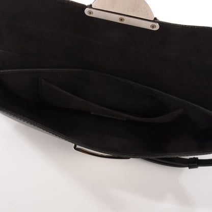 Louis Vuitton Epi Montaigne Clutch Black 5 of 7