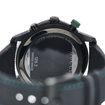 Gucci PVD Stainless Steel Nylon 45mm G-Timeless Chronograph Quartz Watch Black 4 of 5