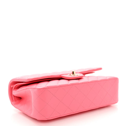 Chanel Lambskin Quilted Medium Double Flap Pink 4 of 11